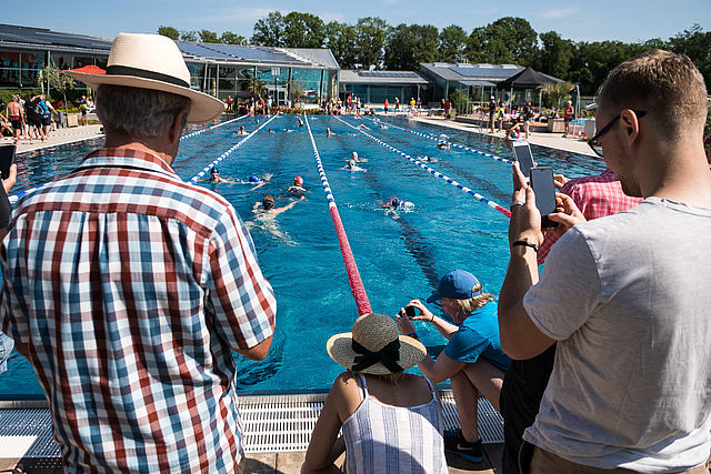 Stadttriathlon im Königsbad - Schwimmerbecken