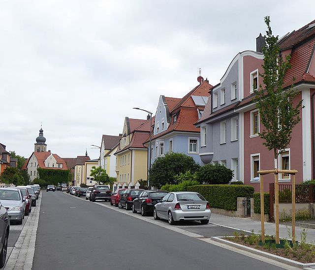 Blick auf die Luitpoldstrasse