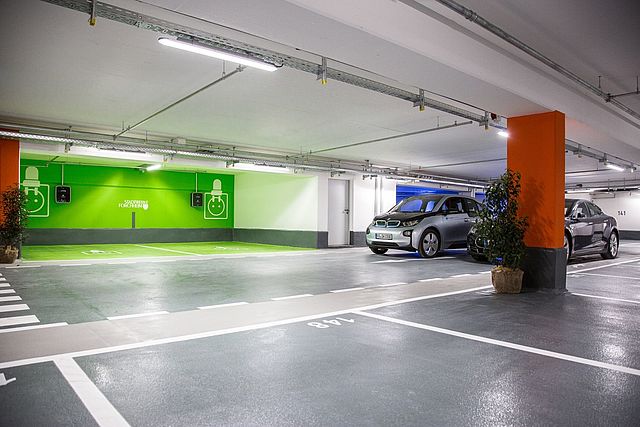 Tiefgarage Paradeplatz  Foto: Stadtwerke Forchheim GmbH