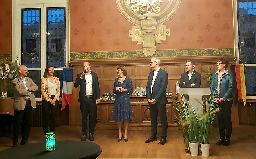 Festakt im Rathaussaal von Le Perreux