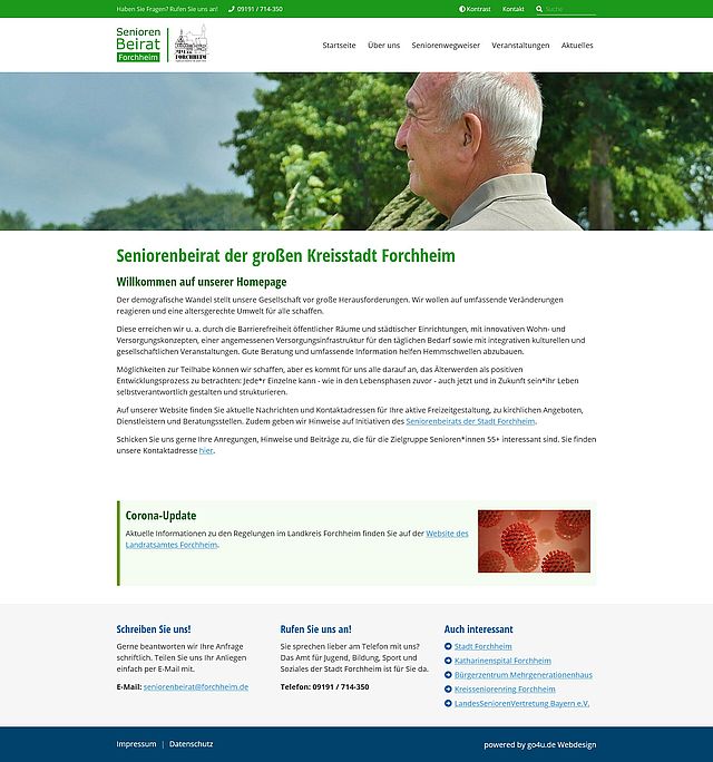 Homepage des Seniorenbeirats