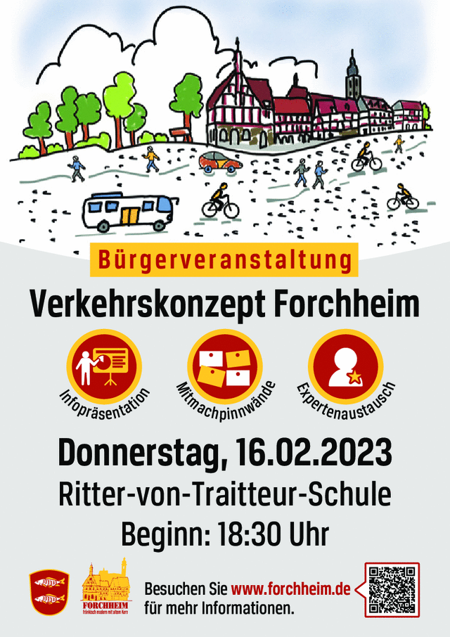 Plakat Bürgerveranstaltung Verkehrskonzept