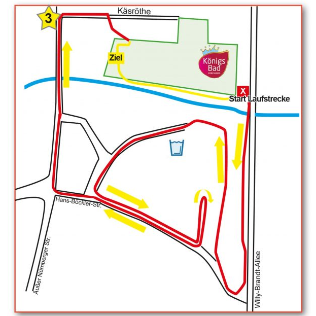 Skizze Laufstrecke