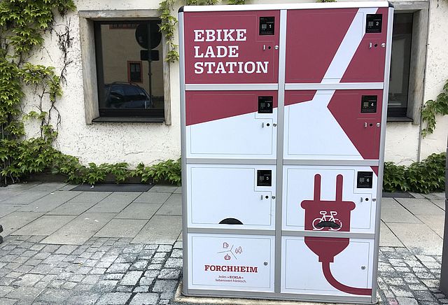 E-Bike-Ladestation
