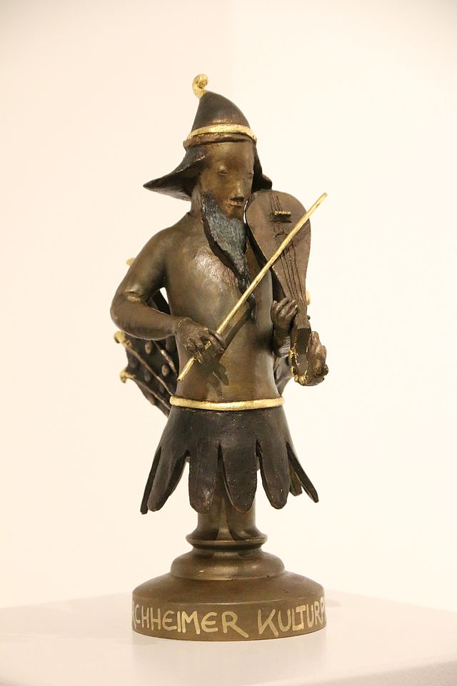 Bronzeplastik Triton