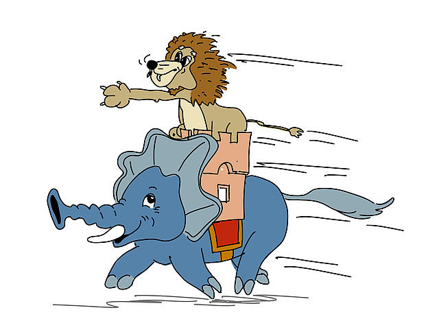 Skizze Pfalzifant und Löbe